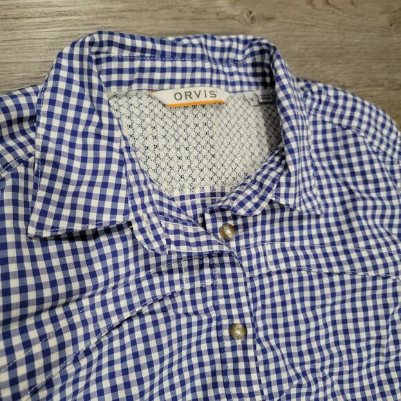 Orvis Lot Of 2 Womens Open Air Caster Plaid Size Medium Button Up Fishing Hiking - Picture 6 of 10